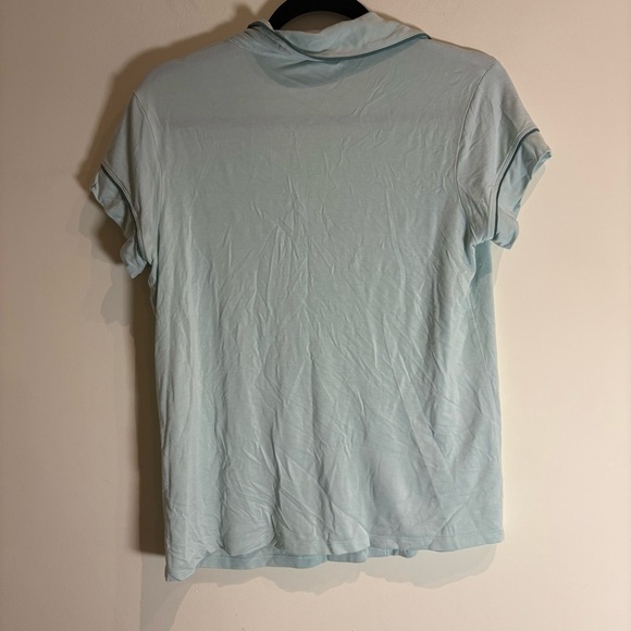 Eberjey Gisele- Tencel Modal Crop PJ Set Surf Spray/ Agave Size Small - Picture 7 of 9